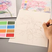 お買い得  アート＆絵画用品-1個 早期教育機 クリスマスプレゼント デコレーション ペーパー のために 学校用 学生 家 29.5*21.5cm