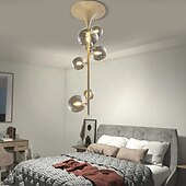 cheap Globe Design-LED Chandeliers 6/7/10 Heads Cluster Globle Design Balloon Design Chandeliers for Dining Room Bedroom Pendant Lamps 110-240V