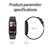 tanie Inteligentne bransoletki-iMosi TK72 Inteligentny zegarek 1.47 in Inteligentny zegarek Bluetooth Monitorowanie temperatury Krokomierz Powiadamianie o połączeniu telefonicznym Kompatybilny z Android iOS Damskie Męskie