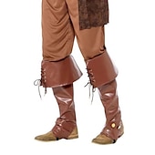 levne obuv-Retro Středověké Renesanční Kamaše Návleky na boty Pirát Viking Křižák Unisex Keltské Pirát Královský předvečer Všech svatých Karneval LARP Dospělé Návleky na nohy