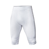 billige aktive shorts for menn-Herre Shorts Søndagsshorts Sport Ut på byen Helg Løp Fritid Elastisk midje عادي Knelengde Gymnastik Sportsklær Svart Hvit Mikroelastisk