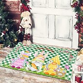 preiswerte Weihnachtsbad-Weihnachts-Bodenmatte, Tür-Bodenmatte, Weihnachtsmann, Schneemann, Veranda, Balkon, rutschfester, saugfähiger Teppich, Urlaubsdekoration, bedruckte Fußmatte, Urlaubsdekoration