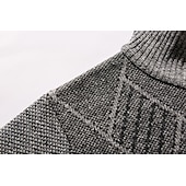 abordables Gilet-Homme Pull Chandail Gilet Cardigan Pull Zippé Pull Veste A côtes Tricoter Découpé Tricoté Géométrique Mao Guêtres Moderne contemporain Usage quotidien Sortie Vêtement Tenue Hiver bleu marine Gris