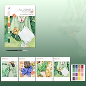 お買い得  アート＆絵画用品-1個 早期教育機 クリスマスプレゼント デコレーション ペーパー のために 学校用 学生 家 29.5*21.5cm