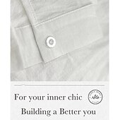 cheap Luxury Linen Shirts-10% Linen Button-Down Men&#039;s Shirt Linen Shirt White Pink Navy Blue Long Sleeve Solid Color Collar Spring &amp; Summer Casual Daily Clothing Apparel