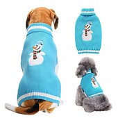 ieftine Pulovere-Câini Pisici Pulovere Jumper Petrecere Casual Iarnă Respirabil Απαλό Lavabil Comfortabil Crăciun În aer liber Casul / Zilnic Îmbrăcăminte pentru câini for Bichon Frise Pomeran un Animalut Fluture
