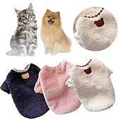 お買い得  犬の服とアクセサリー-犬用 猫用 スウェットシャツ かわいいスタイル カジュアル 冬 ウォーム 高通気性 ソフト 洗濯可 快適 アウトドア カジュアル／普段着 犬服 for ビジョンフリーゼ ポメラニアン 赤ちゃんサイズ パピヨン Small