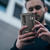 Недорогие Чехлы для Samsung-Чехол для телефона прочный защитный чехол Armor для Samsung Galaxy Z Fold 5 4 3 полностью обвязывающий прочный защитный Flip чехол с встроенной подставкой защитой экрана держателем для S Pen защита