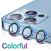 رخيصةأون واقيات شاشات أيفون-3 مجموعات 2 مجموعات كاميرا عدسة حامي من أجل Apple ايفون 16 iPhone 15 Pro Max 14 Plus 13 12 11 Pro Max سبائك التيتانيوم 9Hقسوة (HD) دقة عالية انفجار برهان مقاومة الحك
