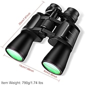 cheap Rangefinders &amp; Telescopes-180x100 HD Extra-long Distance Binoculars Low-light Night Vision Zoom Binoculars for Hunting Hiking Birdwatching Gifts