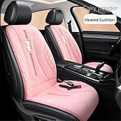 economico Coprisedili per auto-Riscaldatore per Sedili Auto Universale 12V Cuscino Elettrico Riscaldato Intelligente Invernale Accessori per Interni Auto Copertura Riscaldante per Sedile