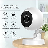 זול מצלמות רשת IP פנימיות-1080p אלחוטי wifi רשת ביתית חכמה מצלמת מרחוק אינטרקום hd מצלמת מעקב אבטחה לחיית מחמד תינוק קשישים הורים צג