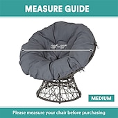 abordables Cubierta de sillón y silla sin brazo-Funda de terciopelo para silla con platillo redondo, fundas para silla Moon, 1 pieza, funda elástica extraíble para silla Moon con parte inferior elástica para sala de estar