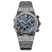 economico Orologi al quarzo-Orologio al Quarzo da Uomo POEDAGAR Orologio da Sport Moda Casual Luminosa Calendario Cronografo Impermeabile Orologio in Acciaio