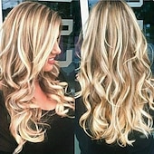 cheap Synthetic Trendy Wigs-Long Curly Wig Synthetic Wig Beginners Friendly Heat Resistant Fashionable For Daily Use Party