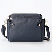 cheap Handbag &amp; Totes-Women&#039;s Vintage Three-Layer Leather Crossbody Shoulder &amp; Clutch Bag – Multi-Compartment Design for Casual, Work, and Travel Use
