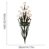 baratos Candeeiros de Parede de interior-arandelas de parede design de flores g4 * 6 luminária de cabeceira led com iluminação de vaidade de vidro de metal lâmpadas de parede de metal para corredor de quarto 110-240v