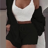 economico Pigiami Kigurumi-Per adulto Tinta unica Pigiami e camicie da notte Pigiama a pagliaccetto Pigiama Kigurumi Casuale / sportivo Per Per donna cartone animato