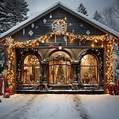cheap Christmas Garage Door Covers-Christmas Door Decorations Outdoor Garage Door Cover Window View Xmas Door Banner Party Large Door Mural Backdrop Decoration forHoliday Home Wall Decorations