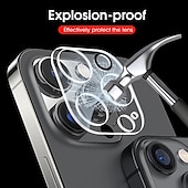 Χαμηλού Κόστους iPhone Προστατευτικά Οθόνης-3 σετ Προστατευτικό οθόνης + Προστατευτικό φακού κάμερας Για Apple iPhone 16 iPhone 15 Pro Max 14 Plus 13 12 11 Pro Max Σκληρυμένο Γυαλί Anti-Spy προσωπικών δεδομένων Επίπεδο σκληρότητας 9H