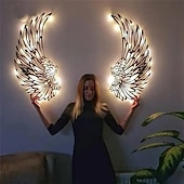 ieftine Lumini decorative-Deschis / Închis Crăciun Anul Nou Buton Acumulator alimentat 2 buc