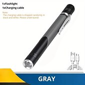 cheap Flashlights-MINI Medical Penlight Type-c USB Charging Built-in Battery Medical Flashlight Portable Medical Pen Lamp XPG LED