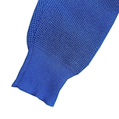 economico maglione pullover da uomo-Per uomo Pullover Maglione Maglione in maglia a trecce Maglione con toppe A coste Maglia Standard Lavorato a maglia Liscio Colletto alla coreana Vintage Tenere al caldo Da tutti i giorni Per uscire