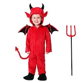 cheap Kids&#039; Costumes-Devil Bull Demon Walpurgis Night Cosplay Costume Party Costume Costume Kid&#039;s Boys Girls&#039; Cosplay Performance Masquerade Easy Carnival Costume