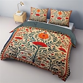 cheap Duvet Cover Sets-Duvet Cover Set Medieval Quilt Art The Tree of Life Pattern  Duvet Cover Set Soft 3-Piece Luxury Cotton Bedding Set Home Decor Gift