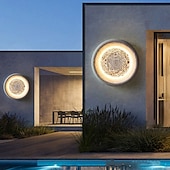 preiswerte Außenwandleuchten-Wandleuchten im Freien Draußen Metall Wandleuchte IP65 110-120V 220-240V