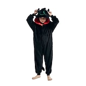 halpa Pari- ja ryhmäasut-Lasten Aikuisten Eläin Piirretty Ryhmäpuku Yöasut Pyjamahaalarit Karnevaali puku Animal Pelle Pyjamahaalarit Kigurumi Pyjama söpö tyyli varten Miehet ja naiset Pojat ja tytöt Joulu Karnevaali Uusi