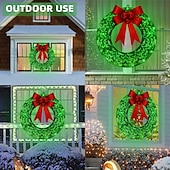 abordables 123496-Guirlande de Noël de 20 pouces avec guirlande d&#039;arc lumineux en fer léger éclairage LED décoration de scène de lumière blanche chaude 30/40/50 cm alimenté par batterie aa