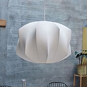 abordables Design linéaire-Pendentif LED cocon lustre lanterne conception pour café restaurant 110-240v