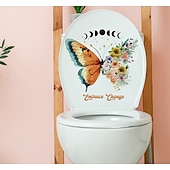 olcso Dekoratív falmatricák-pillangó matrica meleg hálószoba matrica ablak matrica háttér fali dekoráció WC matrica csempe WC matrica karácsonyi dekoráció matrica