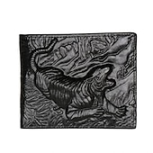 abordables Porte-cartes et étuis-Portefeuille vintage en cuir véritable pour hommes, portefeuille tigre imprimé en 3D, porte-carte