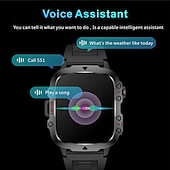 cheap Smartwatch-iMosi QX11 Smart Watch 1.96 inch Smartwatch Fitness Running Watch Bluetooth Pedometer Call Reminder Activity Tracker Compatible with Android iOS Women Men Hands-Free Calls Waterproof Media Control
