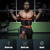 preiswerte Köpermassagegerät-Das wiederaufladbare intelligente Fitnessgerät erhält eine flache Taille &amp; Straffen Sie sofort Ihre Bauchmuskeln mit einem Muskelstimulator &amp; Körperdünnes Massagegerät
