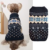 ieftine Pulovere-Câini Pisici Pulovere Jumper Petrecere Casual Iarnă Respirabil Απαλό Lavabil Comfortabil Crăciun În aer liber Casul / Zilnic Îmbrăcăminte pentru câini for Bichon Frise Pomeran un Animalut Fluture