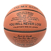 economico Sport e divertimento all&#039;aria aperta-un pallone da basket speciale per mostrare a tuo nipote quanto lo ami: regalo perfetto di dimensioni standard internazionali per il Super Bowl