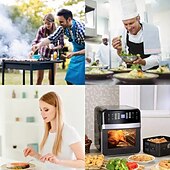 abordables Electrodomésticos de cocina-Molinillo de especias eléctrico, juego de molienda de sal y pimienta con luz LED ajustable, sin asperezas, automático