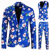preiswerte Weihnachtsparty-Kleid-Weihnachtsmann Austattungen Partykostüm Weihnachtsanzüge Herren Weihnachten Heiligabend Anzüge Weihnachten Erwachsene Party Weihnachten Mantel Weste Hosen