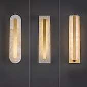 billige Vegglamper for innendørsbruk-vegglampe innendørs høykvalitets kobber marmor minimalistisk design vegglampe dekorativ vegglampe for soverom stue bakgrunn vegglamper 110-240v