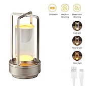 cheap Table Lamps-RGB Remote Control Cross Colorful Charging Table Light Outdoor Camping Light USB Charging  1PC