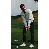 halpa miesten villapaita-Miesten Neulos Neulepusero Joustin Kaapeli Neuloa Lyhyt Kudottu V kaula-aukko Bile Viikonloppu Vaatetus Syksy Talvi Musta Armeijan vihreä M L XL