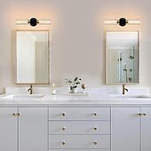 abordables Apliques de pared para interior-Aplique de pared LED, lámpara de pared negra de estilo nórdico con pantalla de tambor de vidrio metálico, iluminación de pared, lámpara de lectura, para mesita de noche, dormitorio 110-240v