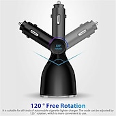 preiswerte Bluetooth Auto Kit/Freisprechanlage-DC 12 V LED 2-Wege-Zigarettenanzünder-Splitter für Autos, Dual-USB-Ladegerät