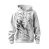 tanie męskie bluzy 3d-męska ouku graficzna bluza z kapturem ze zwierzęcym wzorem bluza z kapturem bluza z kapturem bluza z kapturem z długim rękawem bluza z kapturem moda 3d druk sportowy na zewnątrz wakacje 5 7 nadruk przednia kieszeń wiosna i jesień projektant