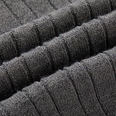 baratos suéter pulôver masculino-Homens Pulôver suéter Suéter de malha Suéter com zíper de um quarto Estriado Cabo Tricotar Tops regulares Tricotado Tecido Quarter Zip Mantenha Quente Contemporâneo Moderno Casual Roupa Diária Roupa