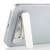 cheap Phone Holder-Cell Phone Holder Metal Slim Foldable Holder Mini Portable Desktop Cell Phone Holder Cell Phone Holder Aluminum Alloy Multi-Angle Adjustable Sticky Cell Phone Holder
