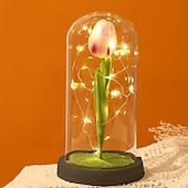 cheap Gifts-Tulip Flower Gifts for Women,Mothers Day Flowers Gifts for Mom Wife from Daughter Son Husband,Birthday Gifts for Women Best Friend Her Girlfriend,Glass Tulip Grandma Mom Gifts for Mothers Day